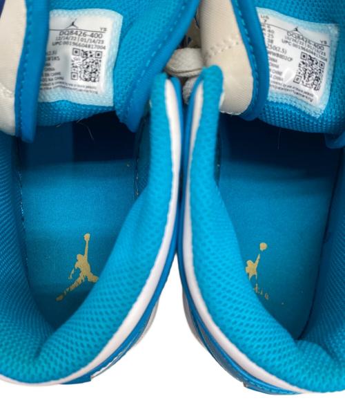 NIKE（ナイキ）NIKE (ナイキ) Air Jordan 1 MID ホワイト×ブルー サイズ:25cmの古着・服飾アイテム