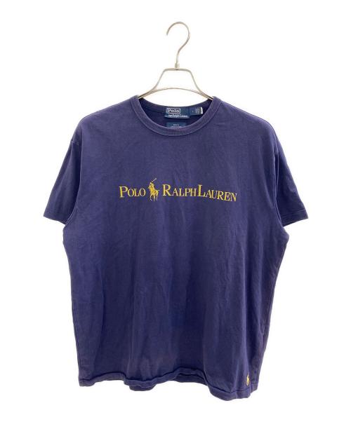 POLO RALPH LAUREN（ポロ・ラルフローレン）POLO RALPH LAUREN (ポロ・ラルフローレン) 別注 Gold Logo T-Shirt ネイビー サイズ:Lの古着・服飾アイテム