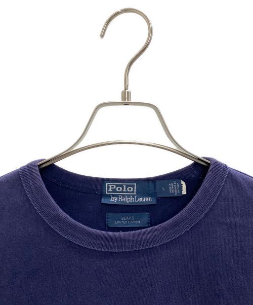 POLO RALPH LAUREN（ポロ・ラルフローレン）POLO RALPH LAUREN (ポロ・ラルフローレン) 別注 Gold Logo T-Shirt ネイビー サイズ:Lの古着・服飾アイテム