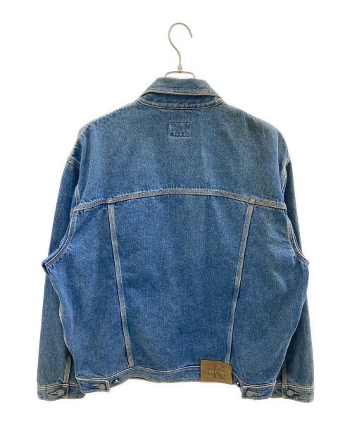 Calvin Klein（カルバンクライン）Calvin Klein (カルバンクライン) デニムジャケット ブルー サイズ:Lの古着・服飾アイテム
