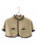 BURBERRYバーバリー）の古着「リバーシブル ベビーポンチョ」｜ベージュ