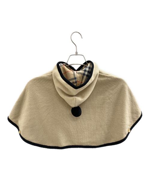 BURBERRY（バーバリー）BURBERRY (バーバリー) リバーシブル ベビーポンチョ ベージュ サイズ:2の古着・服飾アイテム