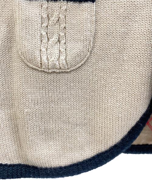 BURBERRY（バーバリー）BURBERRY (バーバリー) リバーシブル ベビーポンチョ ベージュ サイズ:2の古着・服飾アイテム