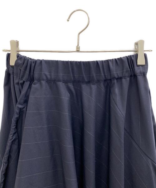 Ujoh（ウジョー）Ujoh (ウジョー) リボンデザイナシンメトリースカート ブラック サイズ:2の古着・服飾アイテム