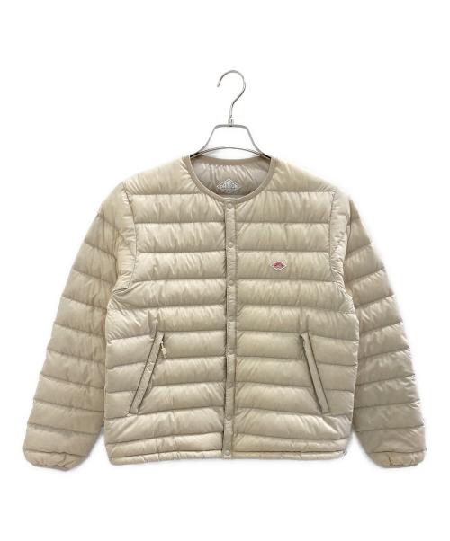 DANTON（ダントン）DANTON (ダントン) ンナーダウンクルーネックジャケット ベージュ サイズ:Mの古着・服飾アイテム