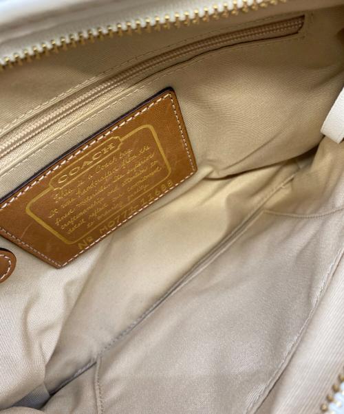 COACH（コーチ）COACH (コーチ) ワンショルダーバッグ ベージュ×ブラウンの古着・服飾アイテム