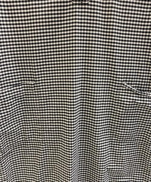 DANTON（ダントン）DANTON (ダントン) 半袖シャツ ホワイト×ブラック サイズ:36の古着・服飾アイテム