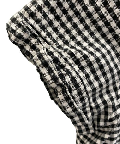 DANTON（ダントン）DANTON (ダントン) 半袖シャツ ホワイト×ブラック サイズ:36の古着・服飾アイテム