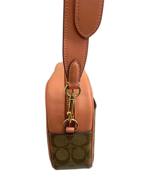 COACH（コーチ）COACH (コーチ) ショルダーバッグ ブラウン×ピンクの古着・服飾アイテム