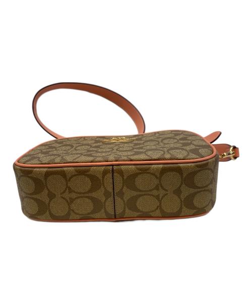 COACH（コーチ）COACH (コーチ) ショルダーバッグ ブラウン×ピンクの古着・服飾アイテム