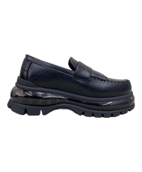 CLEL（クレイル）CLEL (クレイル) Air Cushion High Sole Loafers ブラック サイズ:Sの古着・服飾アイテム