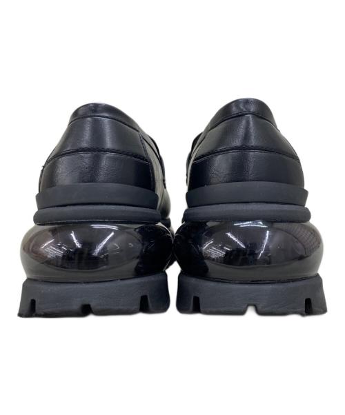 CLEL（クレイル）CLEL (クレイル) Air Cushion High Sole Loafers ブラック サイズ:Sの古着・服飾アイテム