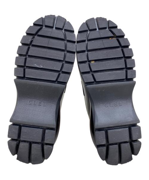CLEL（クレイル）CLEL (クレイル) Air Cushion High Sole Loafers ブラック サイズ:Sの古着・服飾アイテム
