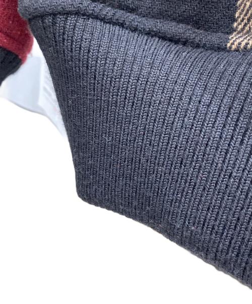 BLACK LABEL CRESTBRIDGE（ブラックレーベル クレストブリッジ）BLACK LABEL CRESTBRIDGE (ブラックレーベル クレストブリッジ) ウール混チェックボンバージャケット マルチカラー サイズ:Lの古着・服飾アイテム