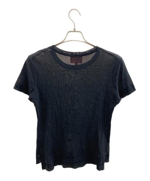 Vivienne Westwood RED LABEL（ヴィヴィアンウエストウッドレッドレーベル）Vivienne Westwood RED LABEL (ヴィヴィアンウエストウッドレッドレーベル) メッシュ半袖カットソー ブラック サイズ:00の古着・服飾アイテム