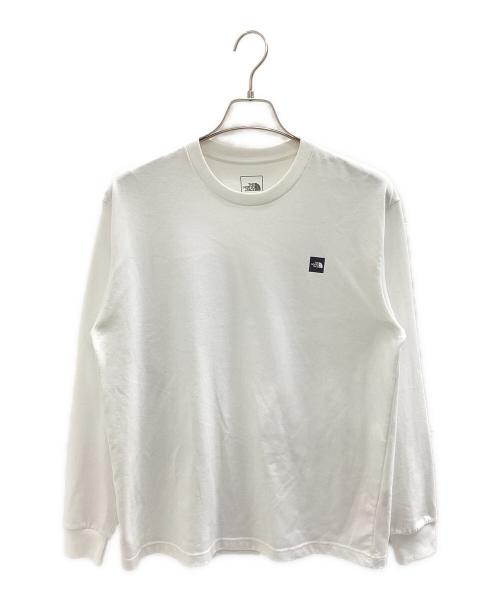 THE NORTH FACE（ザ ノース フェイス）THE NORTH FACE (ザ ノース フェイス) 長袖カットソー ホワイト サイズ:Lの古着・服飾アイテム