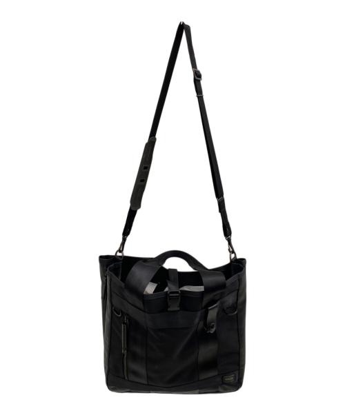 PORTER（ポーター）PORTER (ポーター) 2WAYトートバッグ ブラックの古着・服飾アイテム