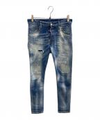 DSQUARED2ディースクエアード）の古着「2AW Skater Jean（スケーター ジーンズ）」｜ブルー