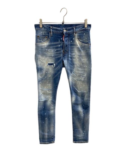 DSQUARED2（ディースクエアード）DSQUARED2 (ディースクエアード) 2AW Skater Jean（スケーター ジーンズ） ブルー サイズ:44の古着・服飾アイテム