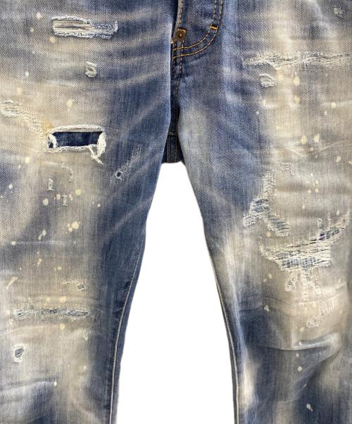 DSQUARED2（ディースクエアード）DSQUARED2 (ディースクエアード) 2AW Skater Jean（スケーター ジーンズ） ブルー サイズ:44の古着・服飾アイテム