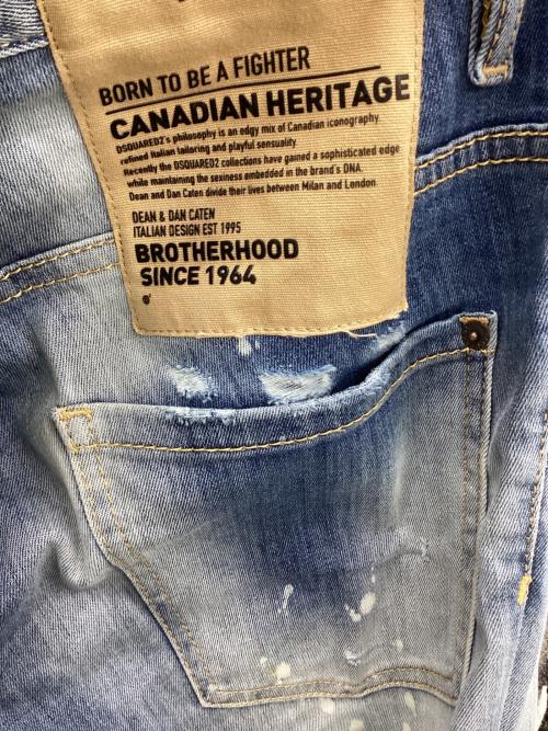 DSQUARED2（ディースクエアード）DSQUARED2 (ディースクエアード) 2AW Skater Jean（スケーター ジーンズ） ブルー サイズ:44の古着・服飾アイテム