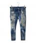 DSQUARED2（ディースクエアード）の古着「2AW Skater Jean（スケーター ジーンズ）」｜ブルー
