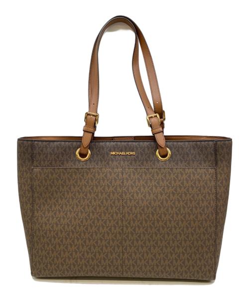 MICHAEL KORS（マイケルコース）MICHAEL KORS (マイケルコース) トートバッグ ブラウンの古着・服飾アイテム