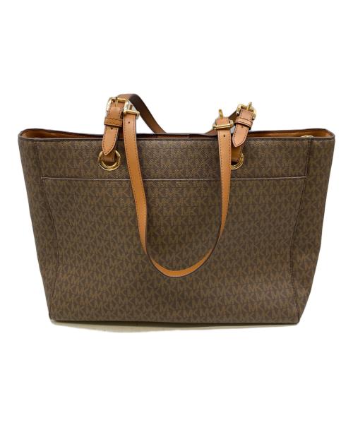 MICHAEL KORS（マイケルコース）MICHAEL KORS (マイケルコース) トートバッグ ブラウンの古着・服飾アイテム