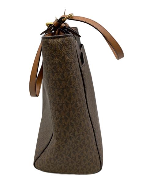 MICHAEL KORS（マイケルコース）MICHAEL KORS (マイケルコース) トートバッグ ブラウンの古着・服飾アイテム