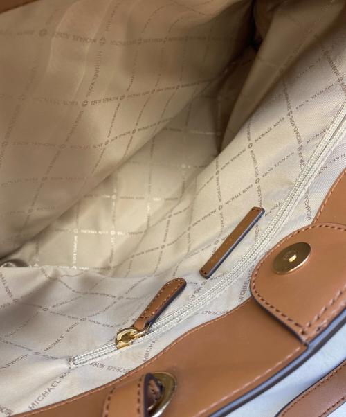 MICHAEL KORS（マイケルコース）MICHAEL KORS (マイケルコース) トートバッグ ブラウンの古着・服飾アイテム