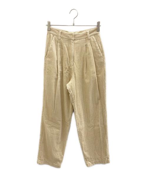 CLANE（クラネ）CLANE (クラネ) コーデュロイ テーパード パンツ ベージュ サイズ:2の古着・服飾アイテム