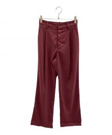 CLANE（クラネ）の古着「HEM SQUEEZ 2WAY PANTS」｜レッド