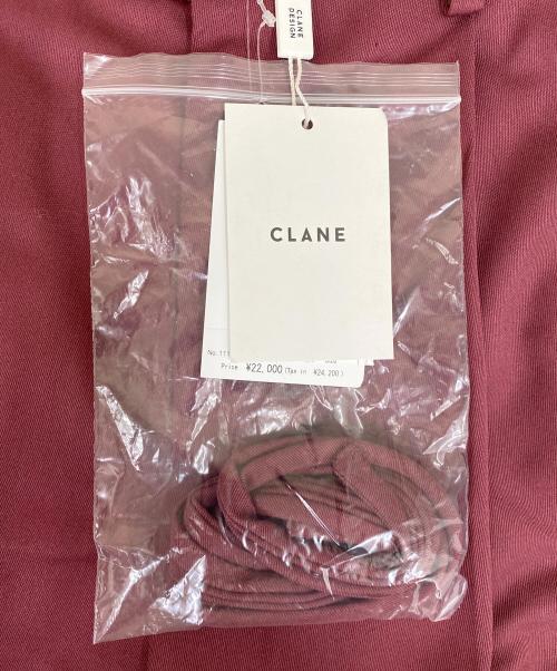 CLANE（クラネ）CLANE (クラネ) HEM SQUEEZ 2WAY PANTS レッド サイズ:1 未使用品の古着・服飾アイテム