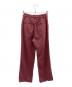 CLANE (クラネ) HEM SQUEEZ 2WAY PANTS レッド サイズ:1 未使用品：4000円