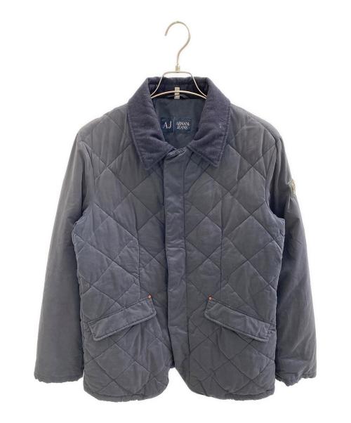 ARMANI JEANS（アルマーニジーンズ）ARMANI JEANS (アルマーニジーンズ) 中綿キルティングジャケット ブラック サイズ:USA Sの古着・服飾アイテム