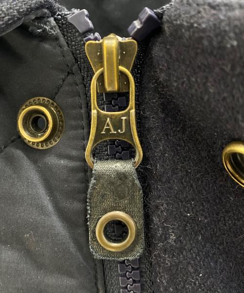 ARMANI JEANS（アルマーニジーンズ）ARMANI JEANS (アルマーニジーンズ) 中綿キルティングジャケット ブラック サイズ:USA Sの古着・服飾アイテム