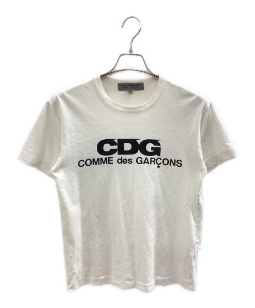 GOOD DESIGN SHOP COMME des GARCONS（グッドデザインショップ コムデギャルソン）GOOD DESIGN SHOP COMME des GARCONS (グッドデザインショップ コムデギャルソン) 半袖カットソー ホワイト サイズ:Mの古着・服飾アイテム