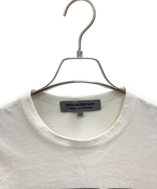 GOOD DESIGN SHOP COMME des GARCONS（グッドデザインショップ コムデギャルソン）GOOD DESIGN SHOP COMME des GARCONS (グッドデザインショップ コムデギャルソン) 半袖カットソー ホワイト サイズ:Mの古着・服飾アイテム