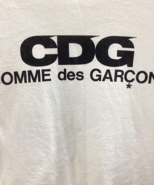 GOOD DESIGN SHOP COMME des GARCONS（グッドデザインショップ コムデギャルソン）GOOD DESIGN SHOP COMME des GARCONS (グッドデザインショップ コムデギャルソン) 半袖カットソー ホワイト サイズ:Mの古着・服飾アイテム