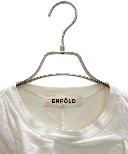 ENFOLD（エンフォルド）ENFOLD (エンフォルド) ノースリーブカットソー ホワイト サイズ:38の古着・服飾アイテム