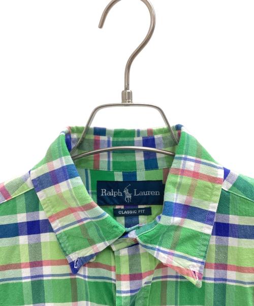 RALPH LAUREN（ラルフローレン）RALPH LAUREN (ラルフローレン) 半袖シャツ グリーン サイズ:Sの古着・服飾アイテム