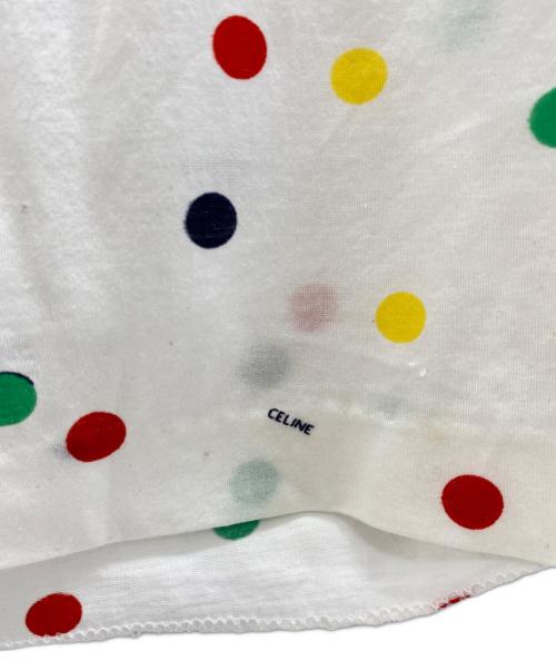 CELINE SPORTS（セリーヌ スポーツ）CELINE SPORTS (セリーヌ スポーツ) ポロシャツ ホワイト サイズ:40の古着・服飾アイテム
