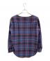 LAD MUSICIAN (ラッドミュージシャン) PULLOVER SHIRT BIG TARTAN CHECK ネイビー×レッド サイズ:42：4000円