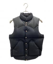 RockyMountainFeatherBed（ロッキーマウンテンフェザーベッド）の古着「リバーシブルダウンベスト」｜ブラック