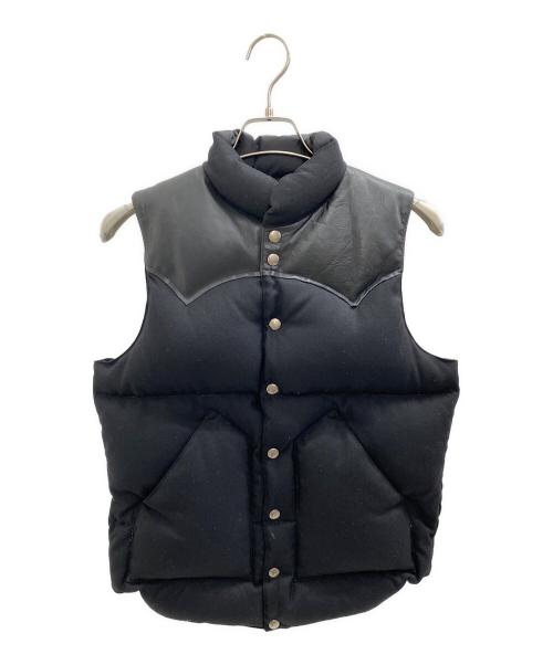 RockyMountainFeatherBed（ロッキーマウンテンフェザーベッド）RockyMountainFeatherBed (ロッキーマウンテンフェザーベッド) リバーシブルダウンベスト ブラック サイズ:36の古着・服飾アイテム