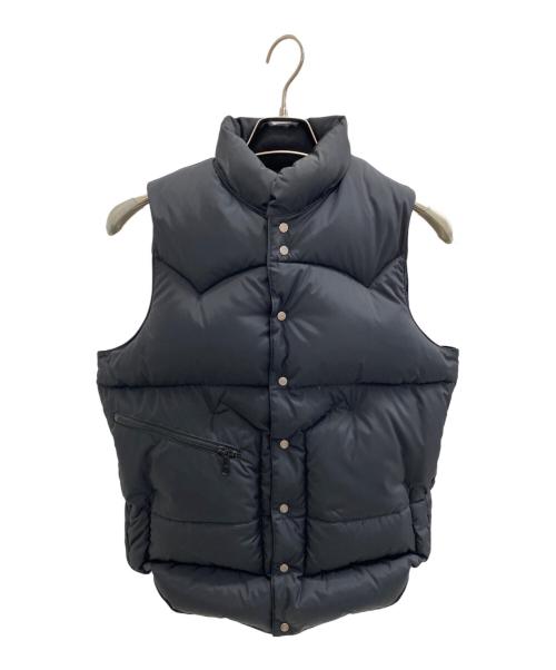 RockyMountainFeatherBed（ロッキーマウンテンフェザーベッド）RockyMountainFeatherBed (ロッキーマウンテンフェザーベッド) リバーシブルダウンベスト ブラック サイズ:36の古着・服飾アイテム