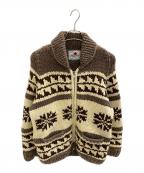 CANADIAN SWEATER COMPANYカナディアンセーターカンパニー）の古着「ニットカーディガン」｜ブラウン