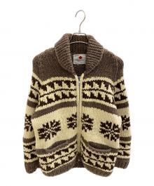 CANADIAN SWEATER COMPANY（カナディアンセーターカンパニー）の古着「ニットカーディガン」｜ブラウン