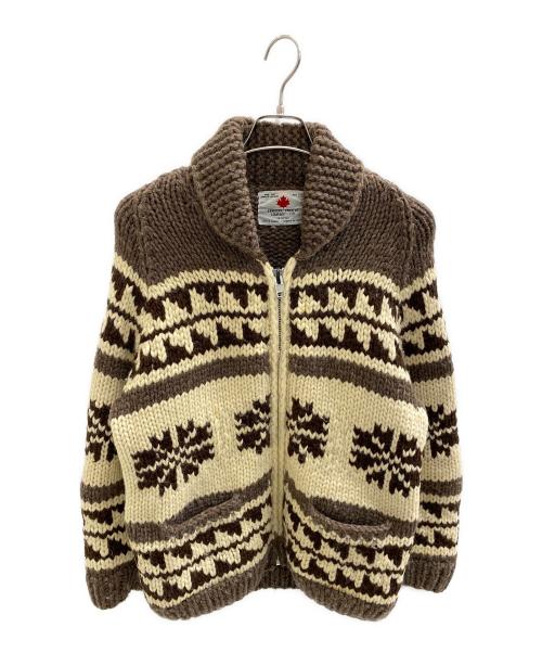 CANADIAN SWEATER COMPANY（カナディアンセーターカンパニー）CANADIAN SWEATER COMPANY (カナディアンセーターカンパニー) ニットカーディガン ブラウン サイズ:不明の古着・服飾アイテム