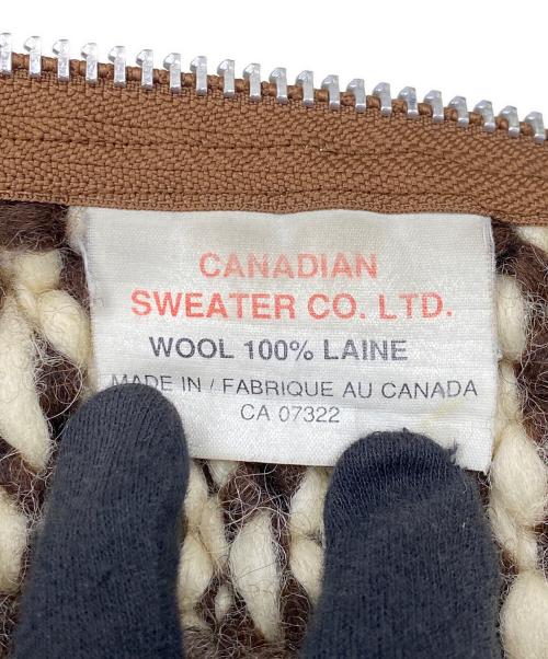 CANADIAN SWEATER COMPANY（カナディアンセーターカンパニー）CANADIAN SWEATER COMPANY (カナディアンセーターカンパニー) ニットカーディガン ブラウン サイズ:不明の古着・服飾アイテム